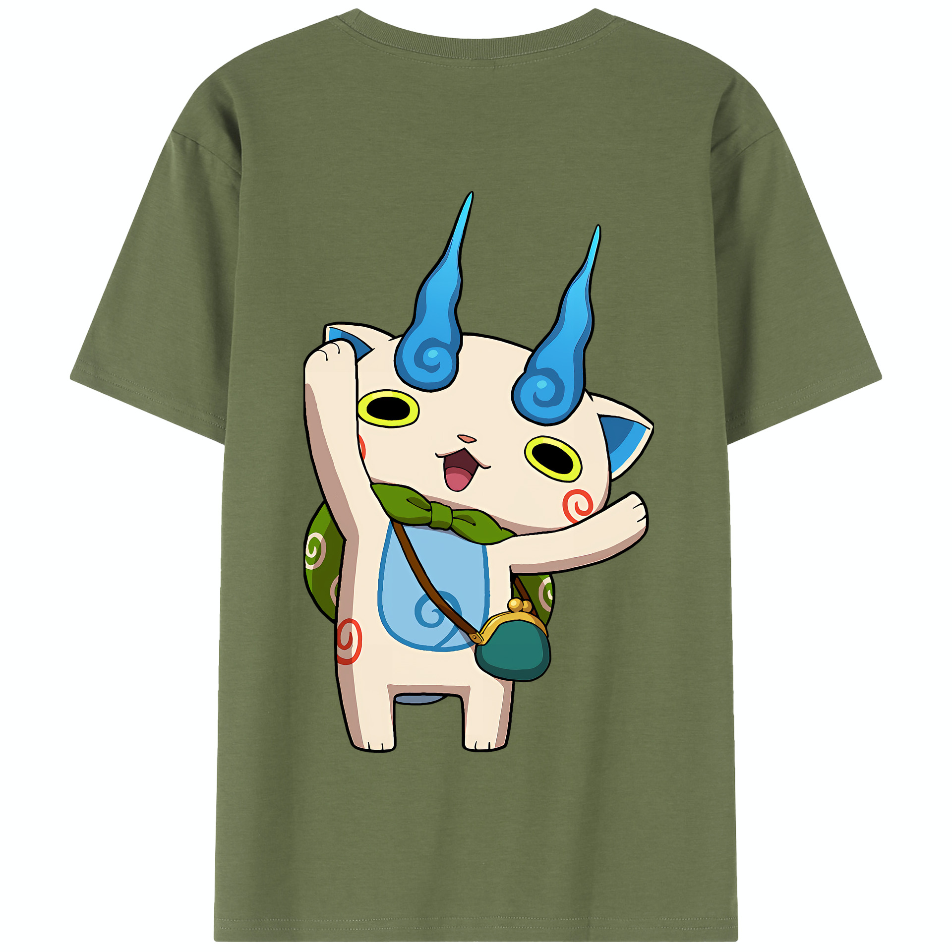 （画像用） 妖怪ウォッチ Yo-kai Watch 綿100％半袖Tシャツ（背面プリント）